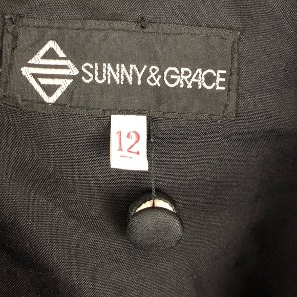 *SALE* Vintage Floral Print Silk Jacket - Picture 5 of 6